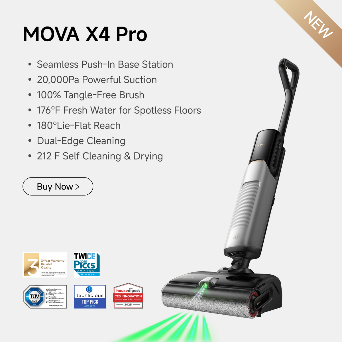 MOVA X4 Pro Wet and Dry Vacuum